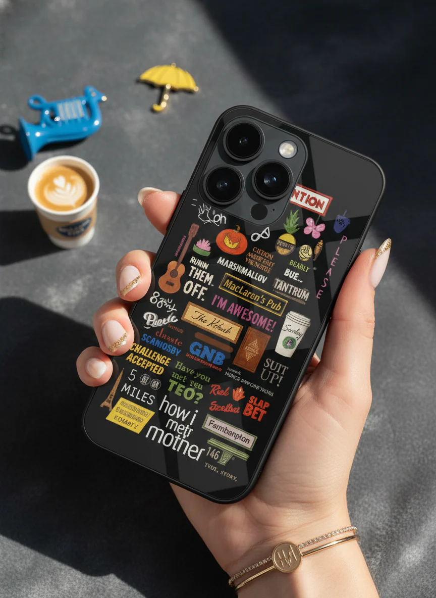 HIMYM The Playbook Edition Premium Glass Back Cover For iPhone 11-17 Models - Image 5