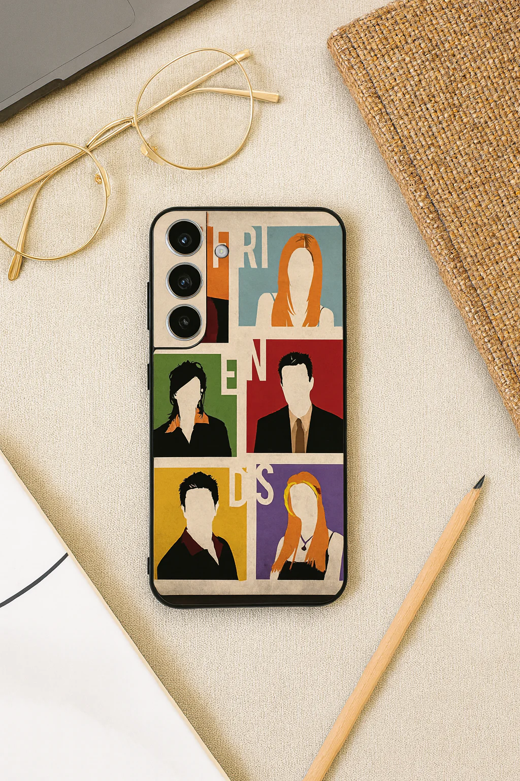 FRIENDS The Sitcom Edit Premium Glass Back Cover For Galaxy S, A, M & F Series - Image 4