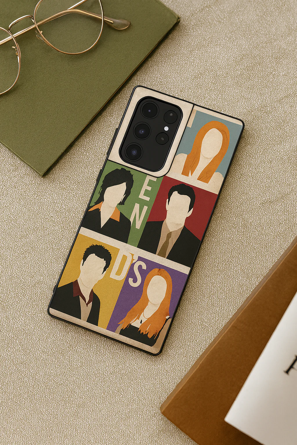 FRIENDS The Sitcom Edit Premium Glass Back Cover For Galaxy S, A, M & F Series - Image 8