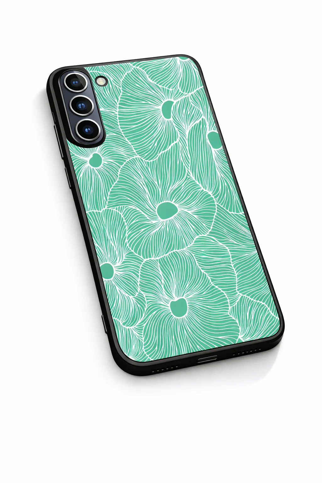 The Sketchy Petals Premium Glass Back Cover For Galaxy S, A, M & F Series - Image 8
