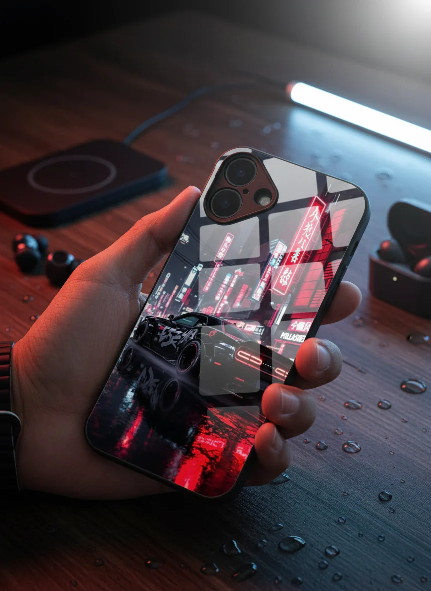 Tokyo Heart Premium Glass Back Cover For iPhone 11-17 Models - Image 4
