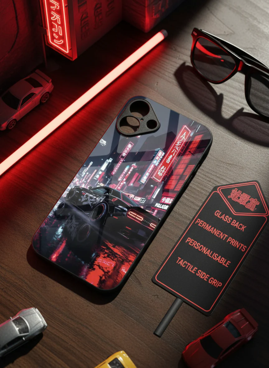 Tokyo Heart Premium Glass Back Cover For iPhone 11-17 Models - Image 6
