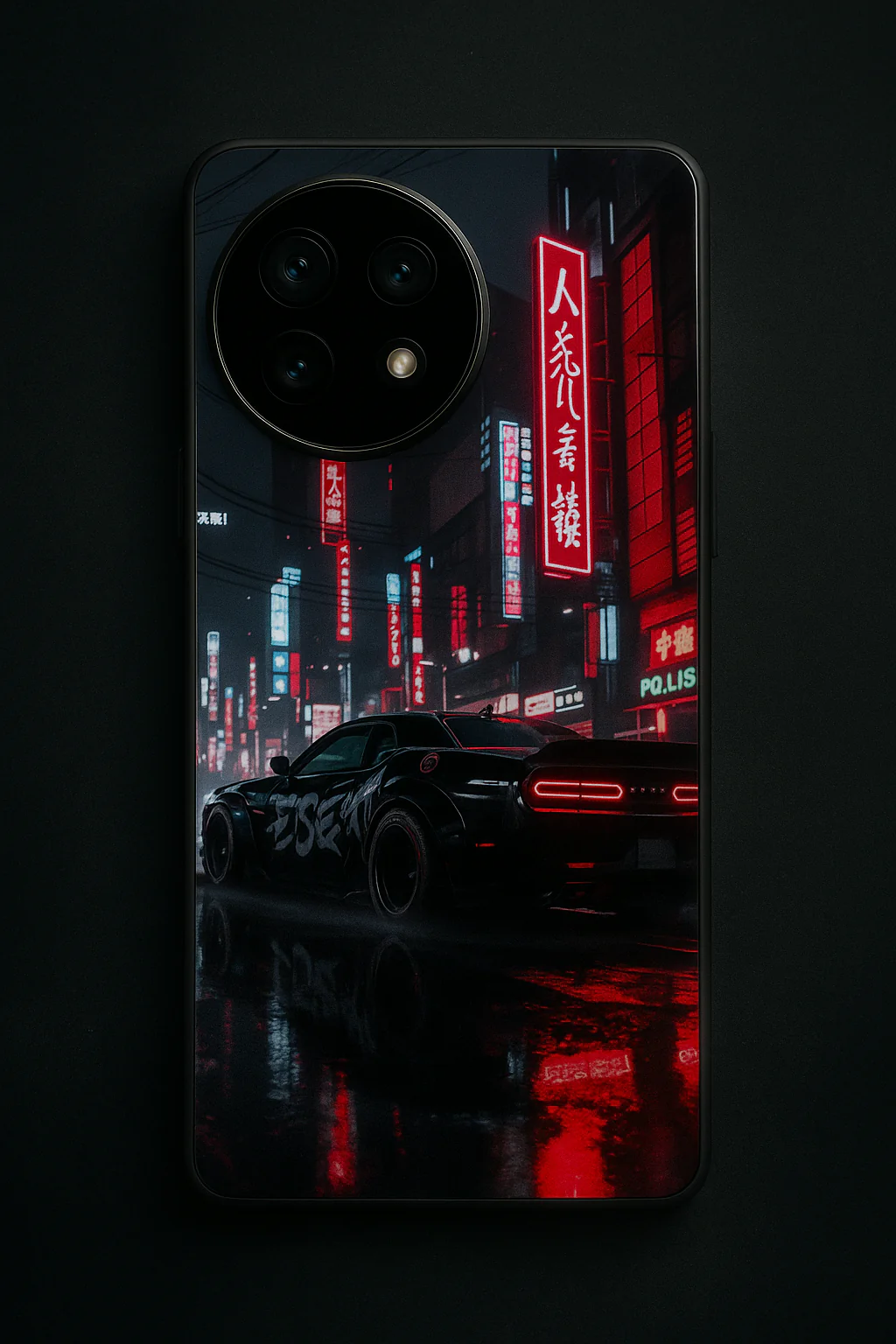 Tokyo Heart Premium Glass Back Cover For One Plus 13, 12, 11, 10, Nord Series - Image 5