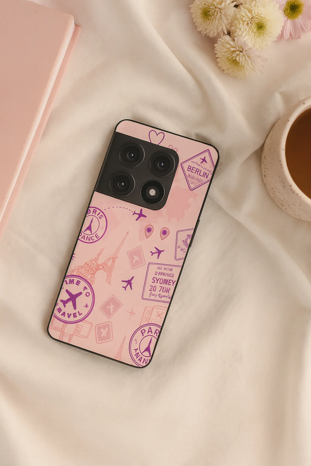 Travel Bug Premium Glass Back Cover For One Plus 13, 12, 11, 10, Nord Series - Image 2