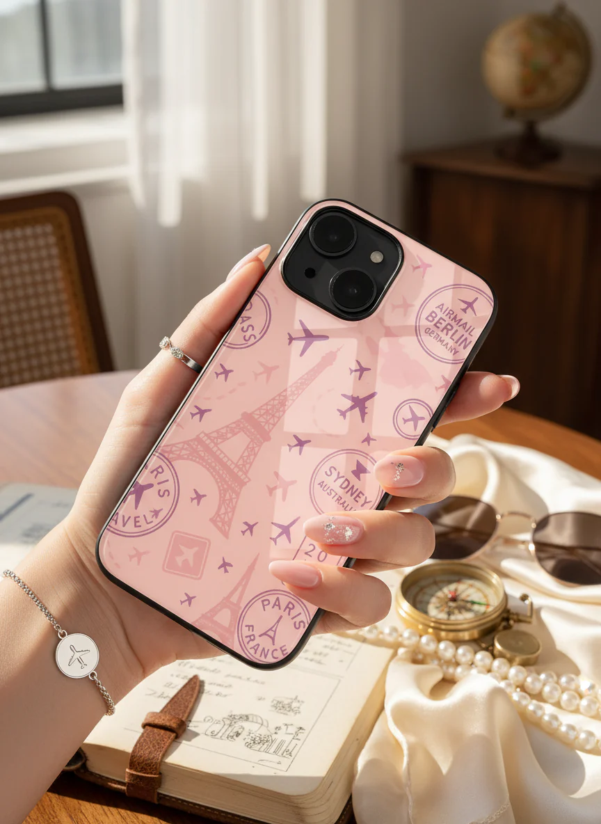 Travel Bug Premium Glass Back Cover For iPhone 11-17 Models - Image 4