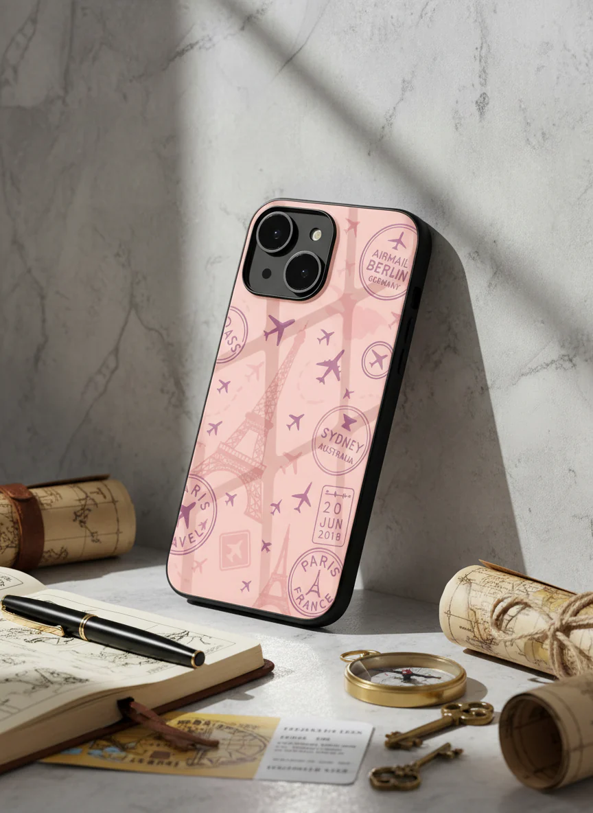 Travel Bug Premium Glass Back Cover For iPhone 11-17 Models - Image 9