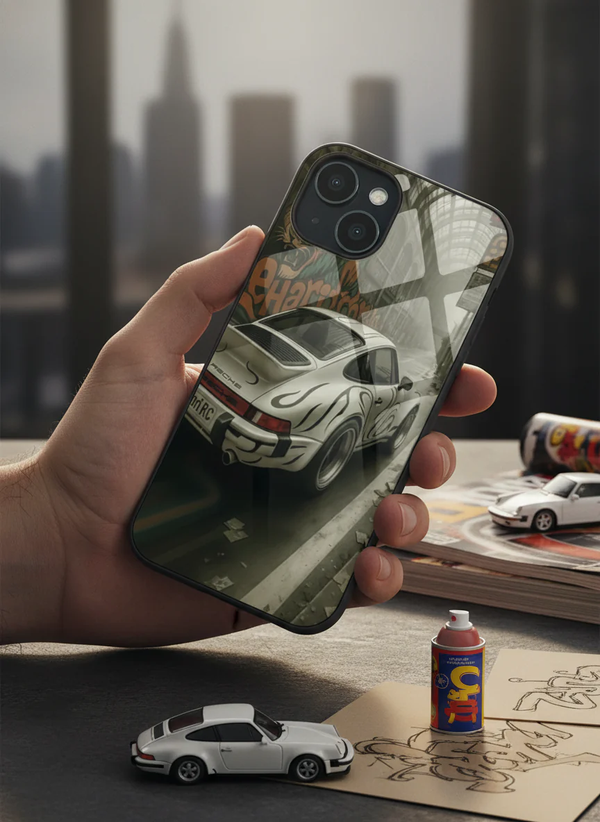 Urban Racer Premium Glass Back Cover For iPhone 11-17 Models - Image 11