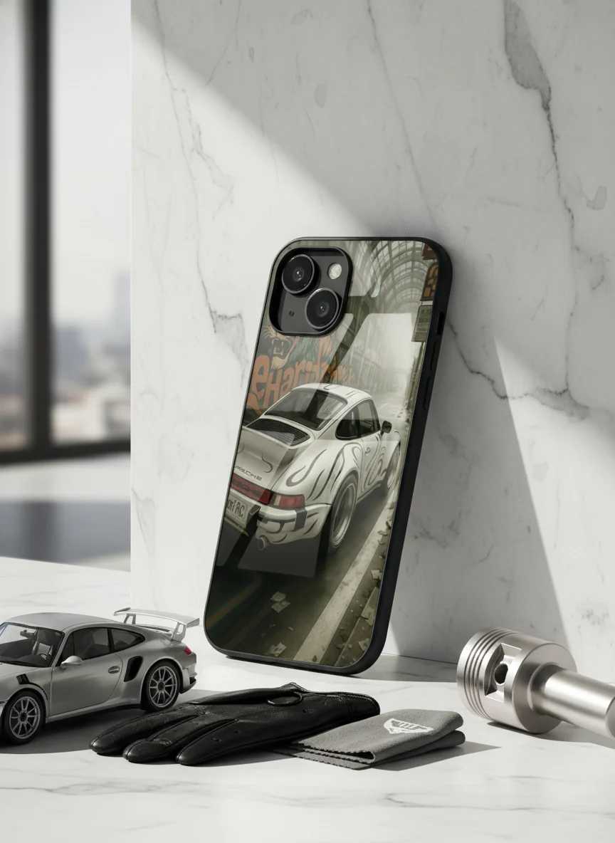 Urban Racer Premium Glass Back Cover For iPhone 11-17 Models - Image 3