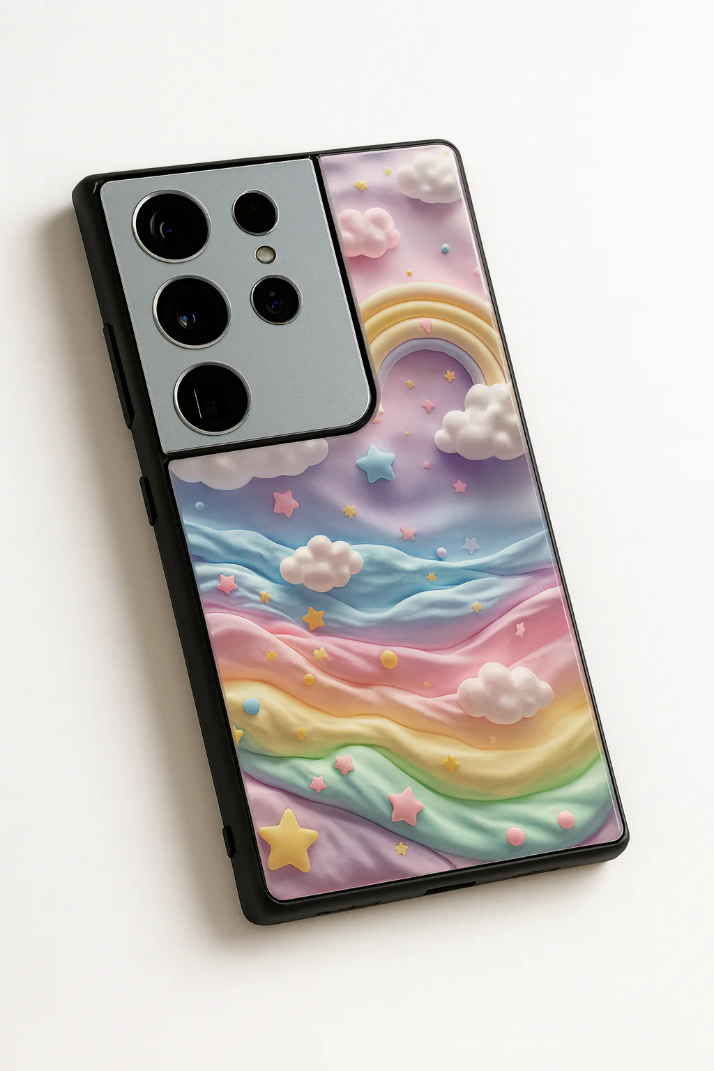 Whimsy Cloud Premium Glass Back Cover For Galaxy S, A, M & F Series - Image 4