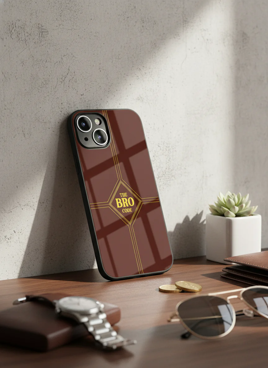 HIMYM Wingman Premium Glass Back Cover For iPhone 11-17 Models - Image 3