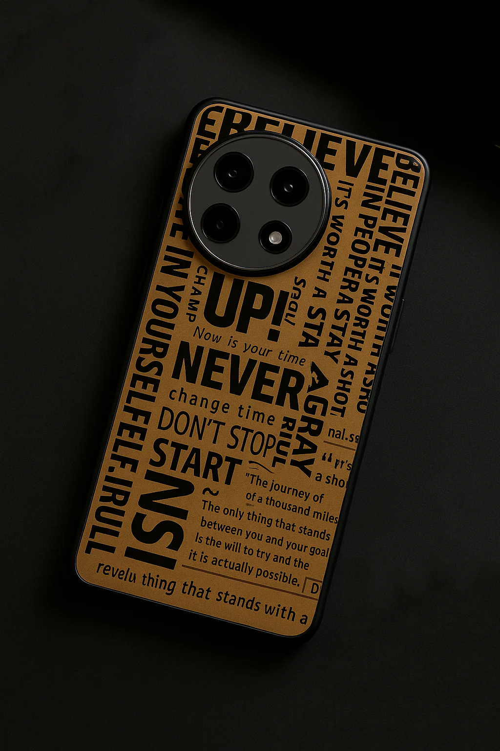 Words Of Strenght Premium Glass Back Cover For One Plus 13, 12, 11, 10, Nord Series - Image 4