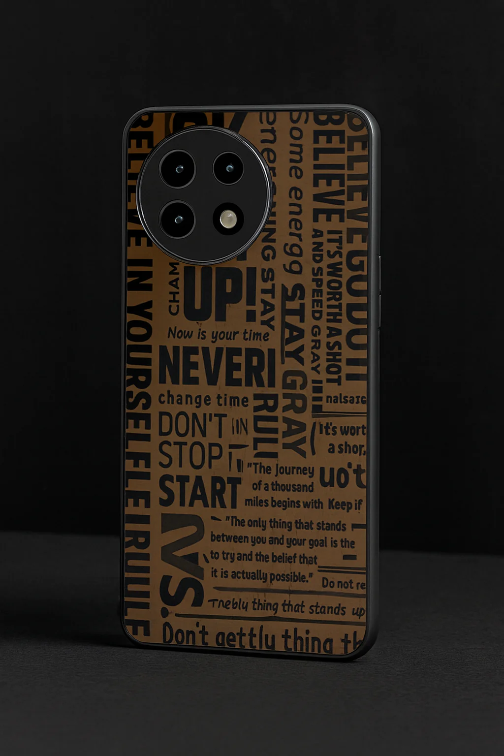 Words Of Strenght Premium Glass Back Cover For One Plus 13, 12, 11, 10, Nord Series - Image 5
