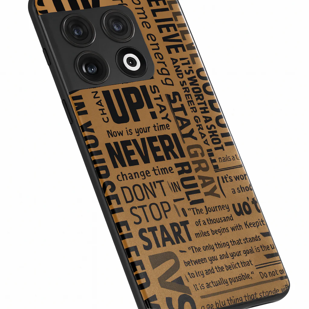 Words Of Strenght Premium Glass Back Cover For One Plus 13, 12, 11, 10, Nord Series - Image 6