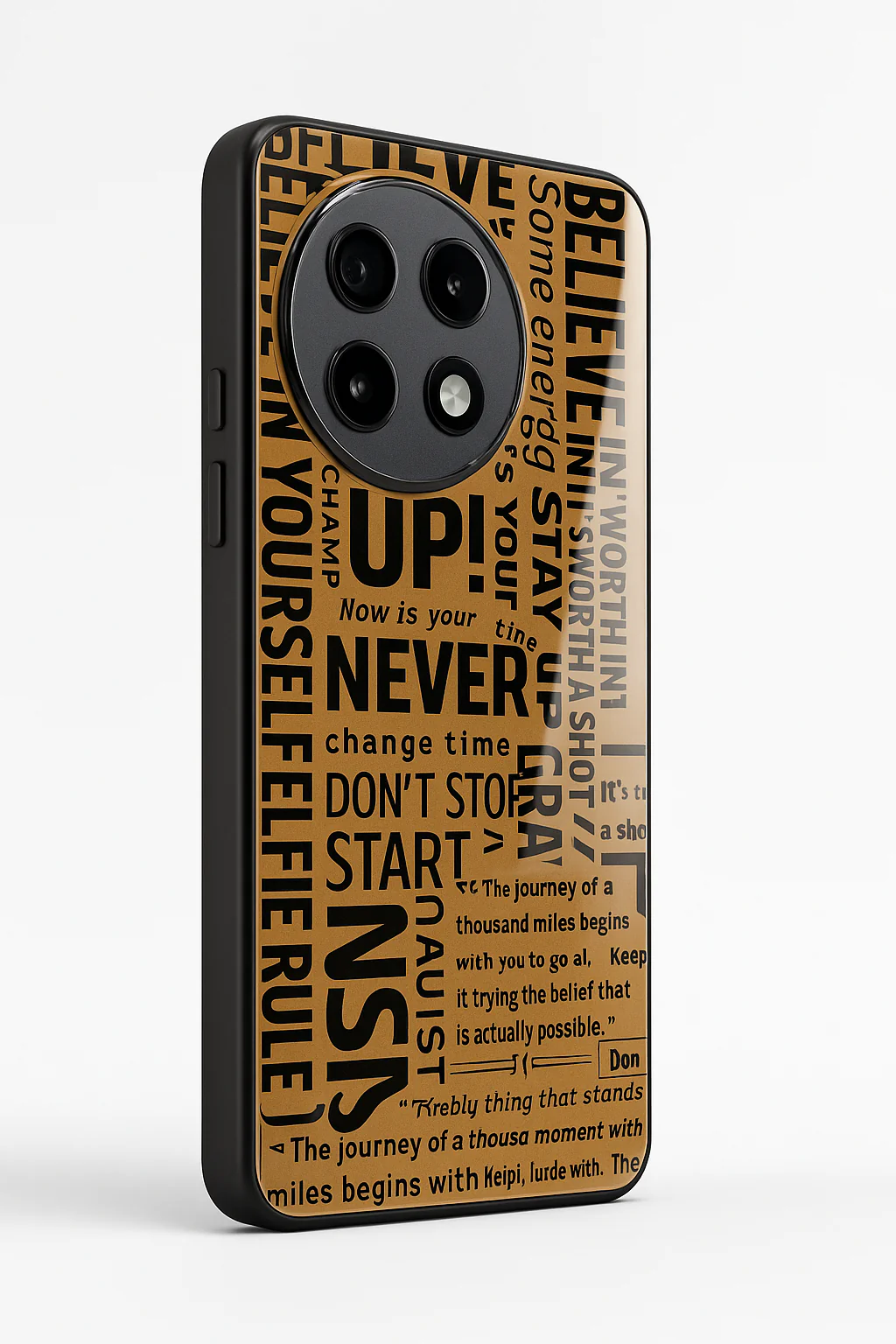 Words Of Strenght Premium Glass Back Cover For One Plus 13, 12, 11, 10, Nord Series - Image 8