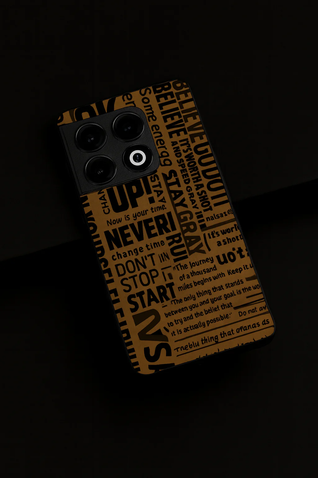 Words Of Strenght Premium Glass Back Cover For One Plus 13, 12, 11, 10, Nord Series - Image 9