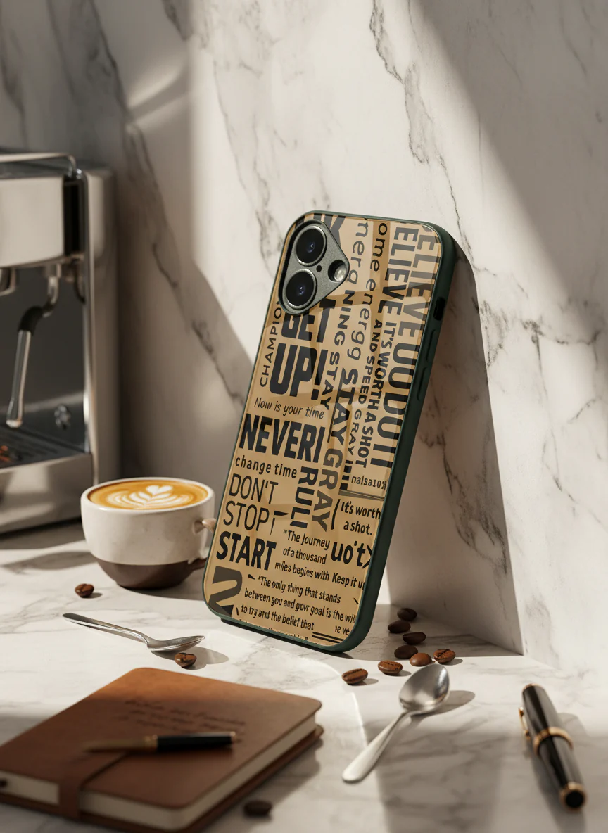 Words of Strength Premium Glass Back Cover For iPhone 11-17 Models - Image 14