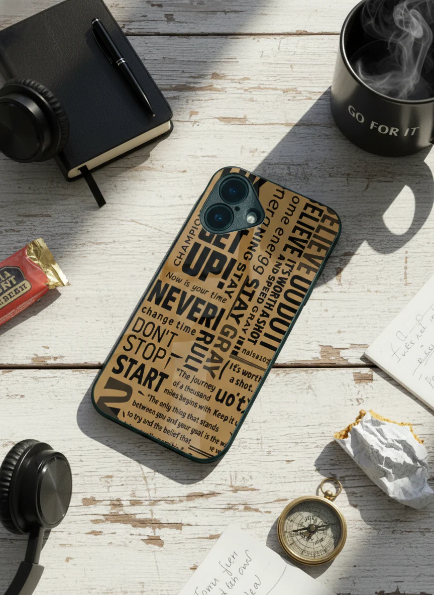 Words of Strength Premium Glass Back Cover For iPhone 11-17 Models - Image 5