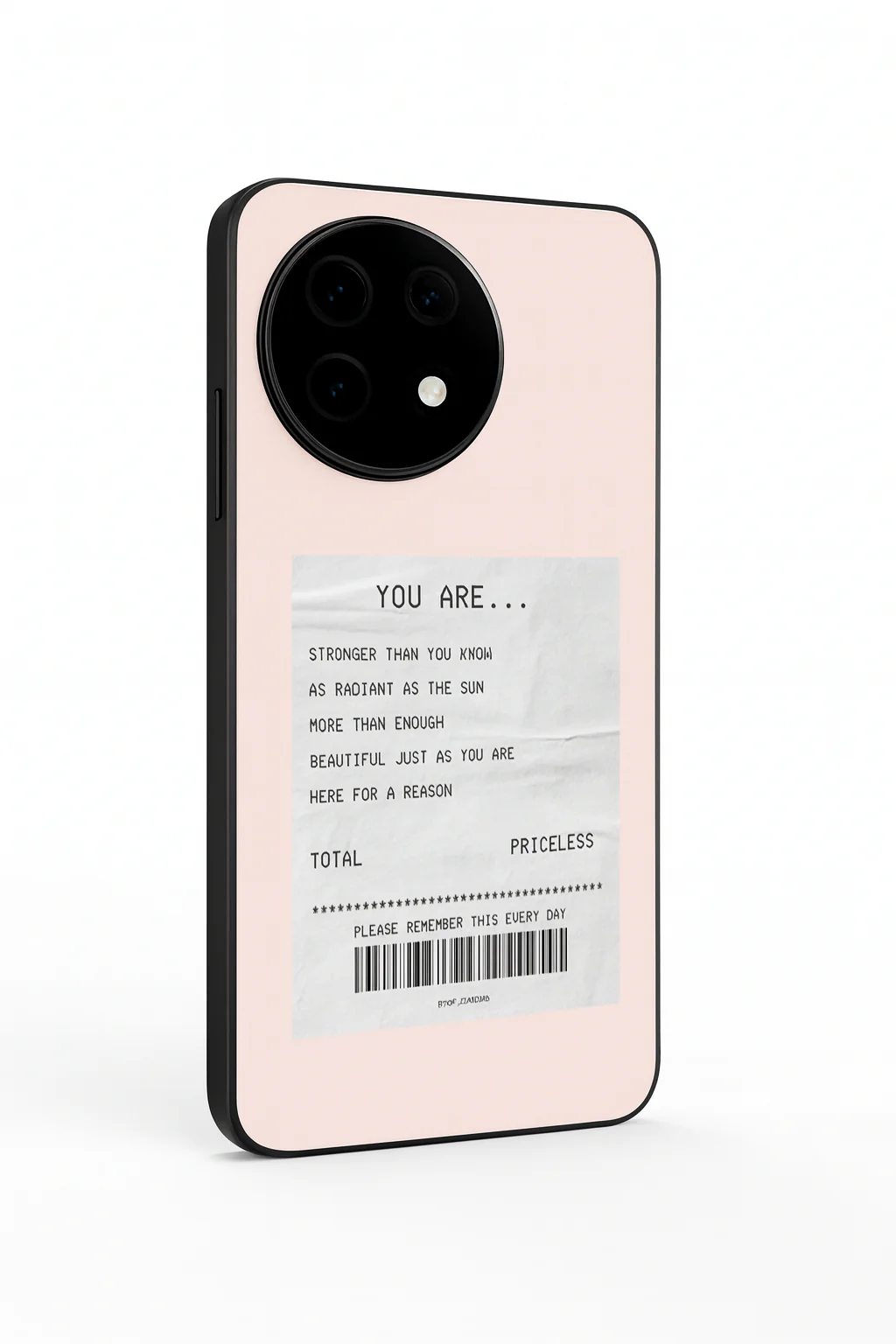 You Are Enough Glass Back Cover For One Plus 13, 12, 11, 10, Nord Series - Image 6