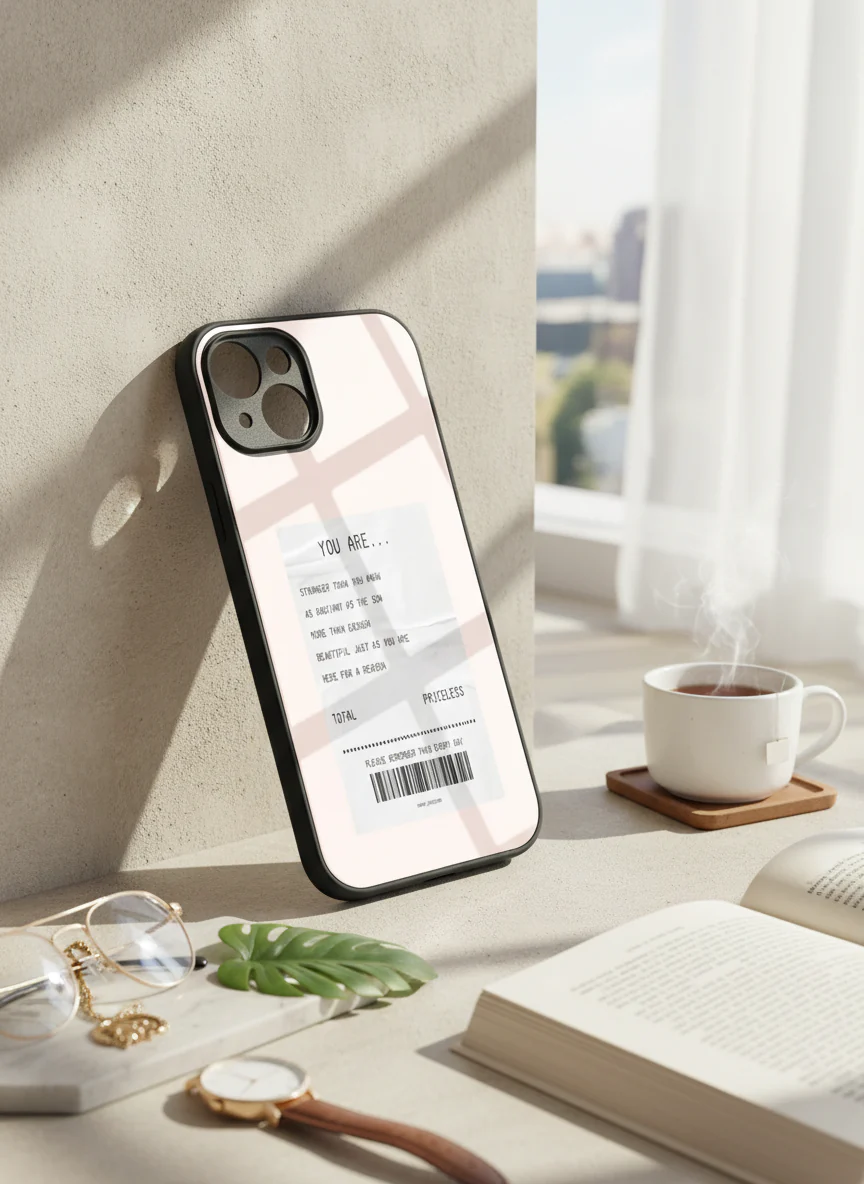 You Are Enough Premium Glass Back Cover For iPhone 11-17 Models - Image 5